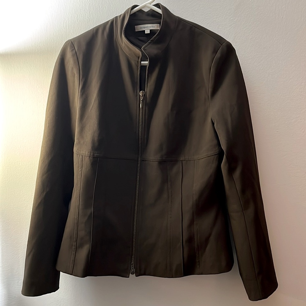 Vintage French bomber jacket size 40 / medium, Jacqueline Riu / RIU PARIS
